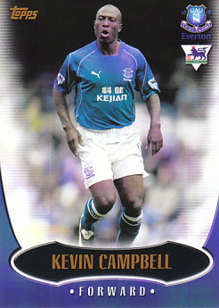 Kevin Campbell Everton 2003 Topps Premier Gold #E4